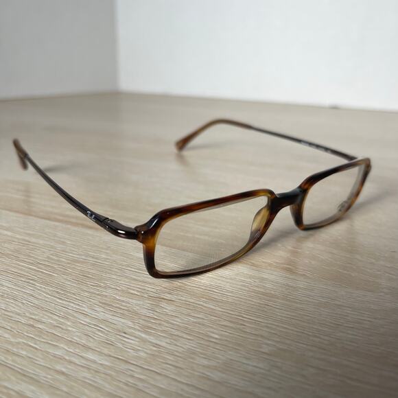 Ray-Ban RB5048 2144 Eyeglasses Tortoise Shell Frames 47-18-135 Made in Italy - Picture 1 of 8
